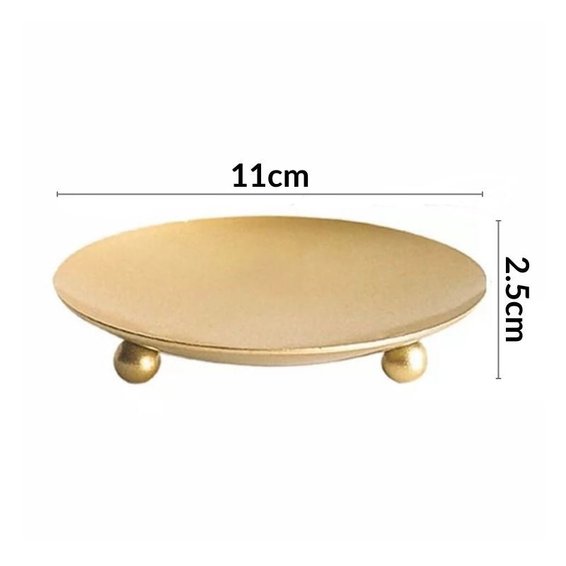 BIG Premium Metal Candle Holder Candle Tray Candlelight Home Decor Housewarming Wedding PEMEGANG LILIN