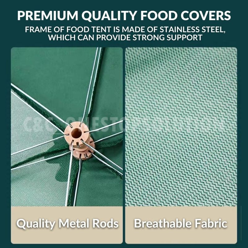 C&C Premium Food Cover Umbrella Design Mesh Tudung Saji Moden Table Dishes Cover