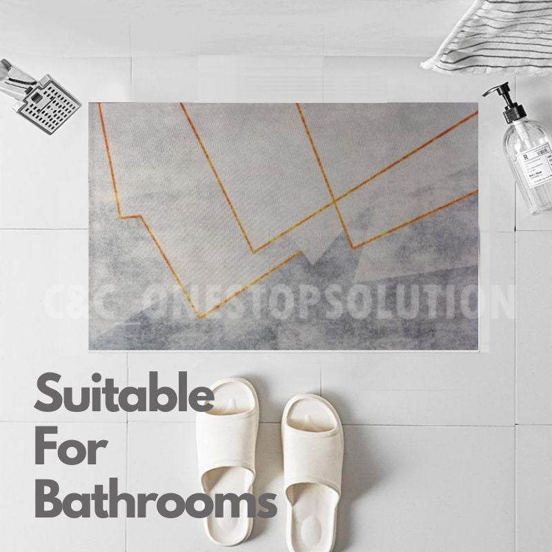 C&C Nordic Design Floor Mat Bathroom Mat Bath Mat Floor Mat Anti-slip Carpet Alas kaki Dapur Lapik Kaki