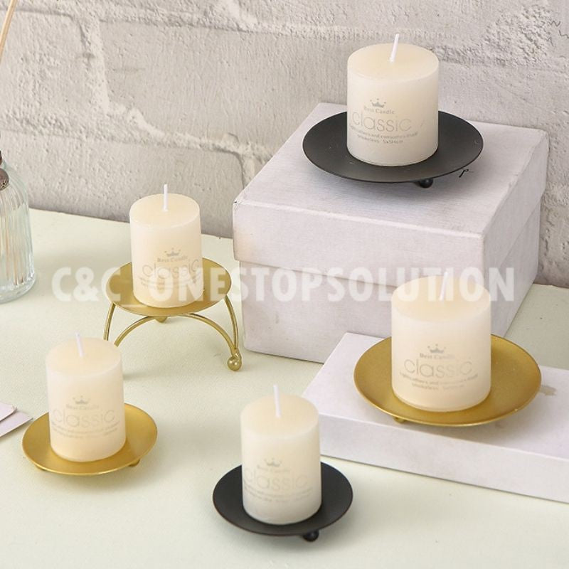 BIG Premium Metal Candle Holder Candle Tray Candlelight Home Decor Housewarming Wedding PEMEGANG LILIN