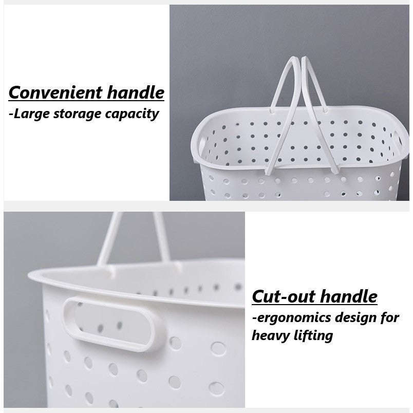Tiers Large Laundry Basket Organizer With Wheels 2 Tiers Laundry Baskets Bathroom