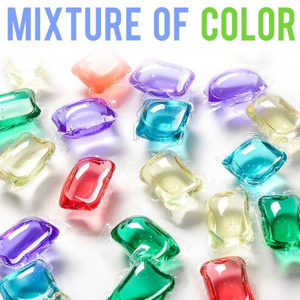 40 pcs Hyperconcentration Laundry Beads Sabun Mix colour Laundry Condensation Beads Detergent Gel Long Lasting