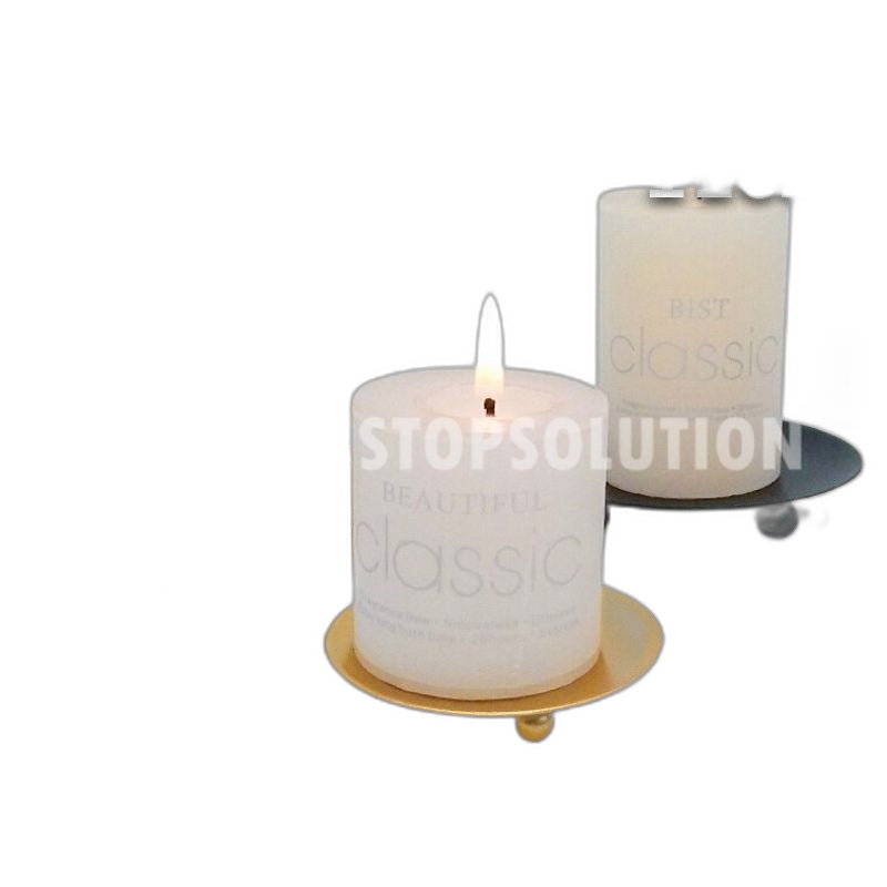 BIG Premium Metal Candle Holder Candle Tray Candlelight Home Decor Housewarming Wedding PEMEGANG LILIN