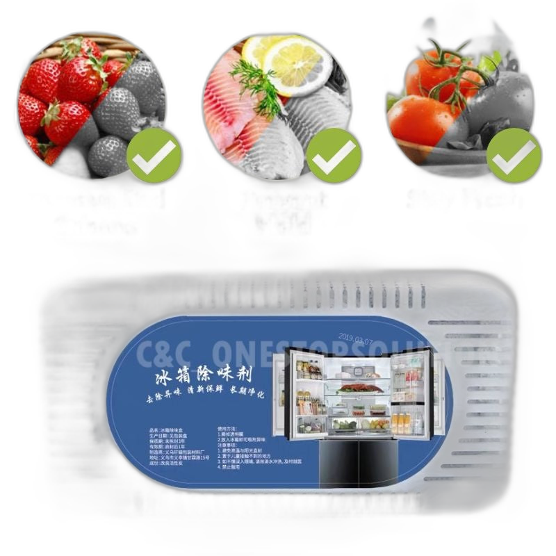 C&C Refrigerator Deodorate Deodor Fridge deodorizer Deodorant box Bamboo Charcoal Remove Odor Absorber