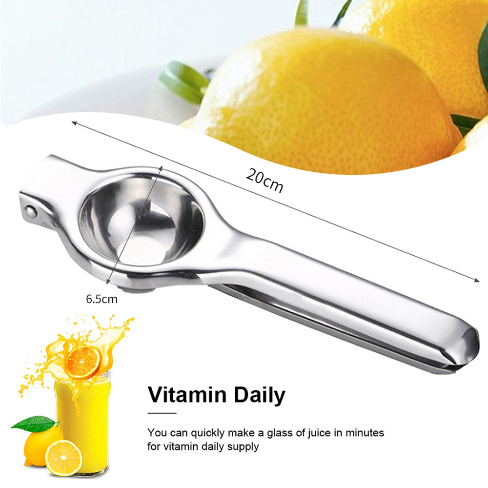 High Quality Stainless Steel Pemerah Jus Buah Manual Juicer Lemon Squeezer Fruits Squeezer Hand Manual Juicer Bar Tools