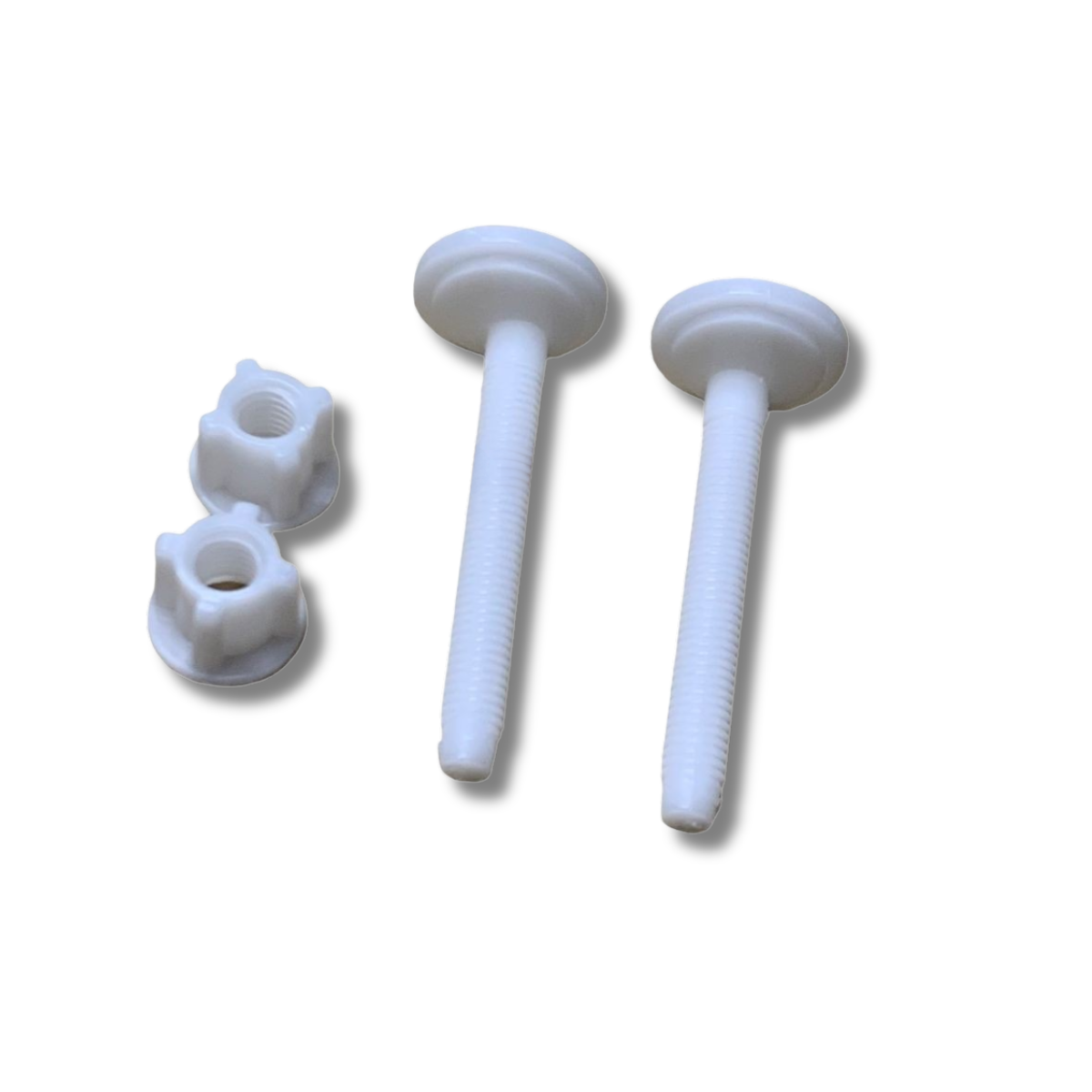 CJ FISH BRAND 1 Set Toilet Seat Cover Screw And Nut Set Toilet Square and Round Shape Screw Nut Hinge and Screw Nut Bolt