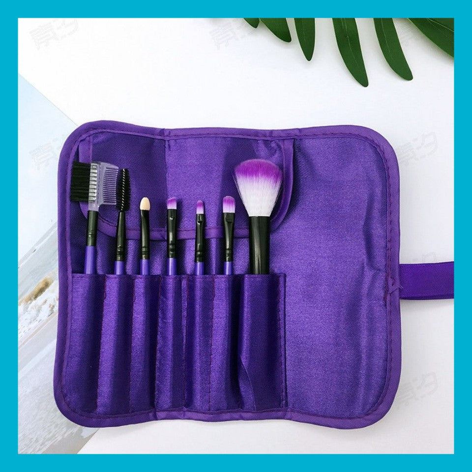1 SET 7pcs makeup brush set cosmetics make up brush shadow brush blush brush cheek blush cheek portable eyebrow brush