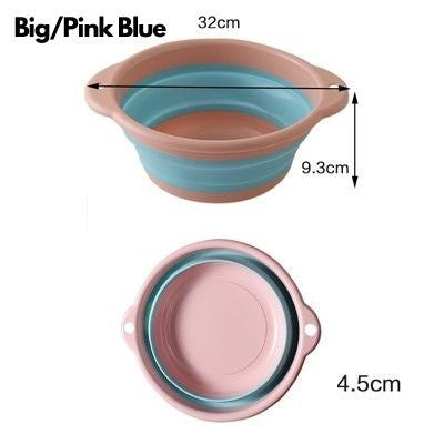 C&C 10L Foldable Bucket Baldi Lipat Travel Camping Fishing Collapsible Bucket Baldi Air Bathroom Basin