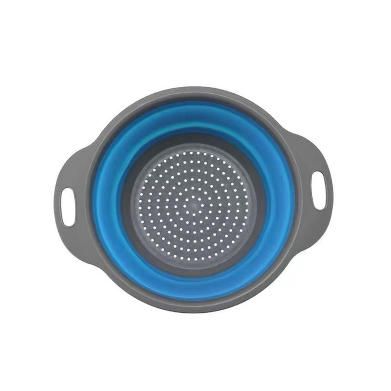 C&C Foldable Strainer Basket Collapsible Colanders Foldable Strainer Basket Food-Grade Silicone Collapsible