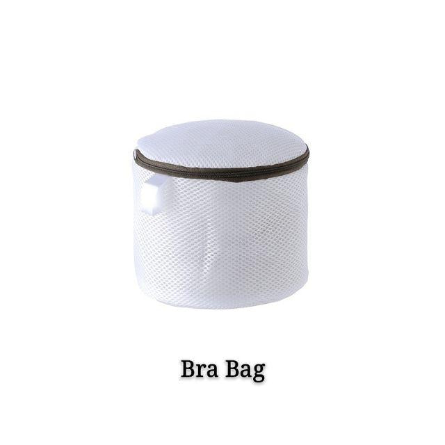 C&C Laundry Bag Set Thick Fine Mesh Washing Machine Bag Zipper Net Travel Bag Wash Pouch Clothes Bra Beg Cuci Baju