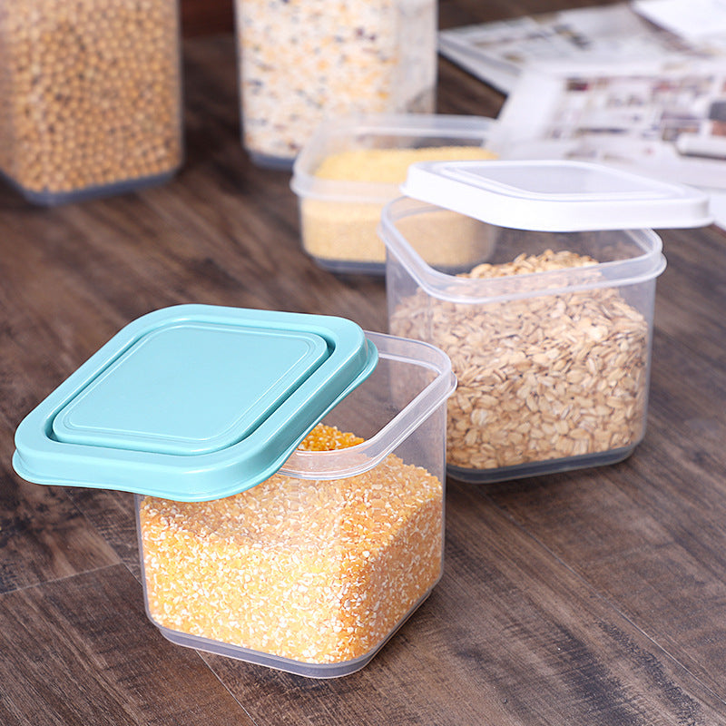 C&C 9pcs/set Food Storage Box Airtight Container With Cover Multigrain Storage Sealed Tank Food Storage Container
