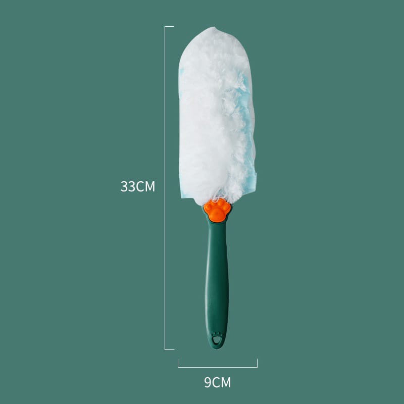 Mini Duster Penyapu Habuk Disposable Electrostatic Absorbent Fiber Microfiber Dusting Brush Home Cleaning Bulu Ayam