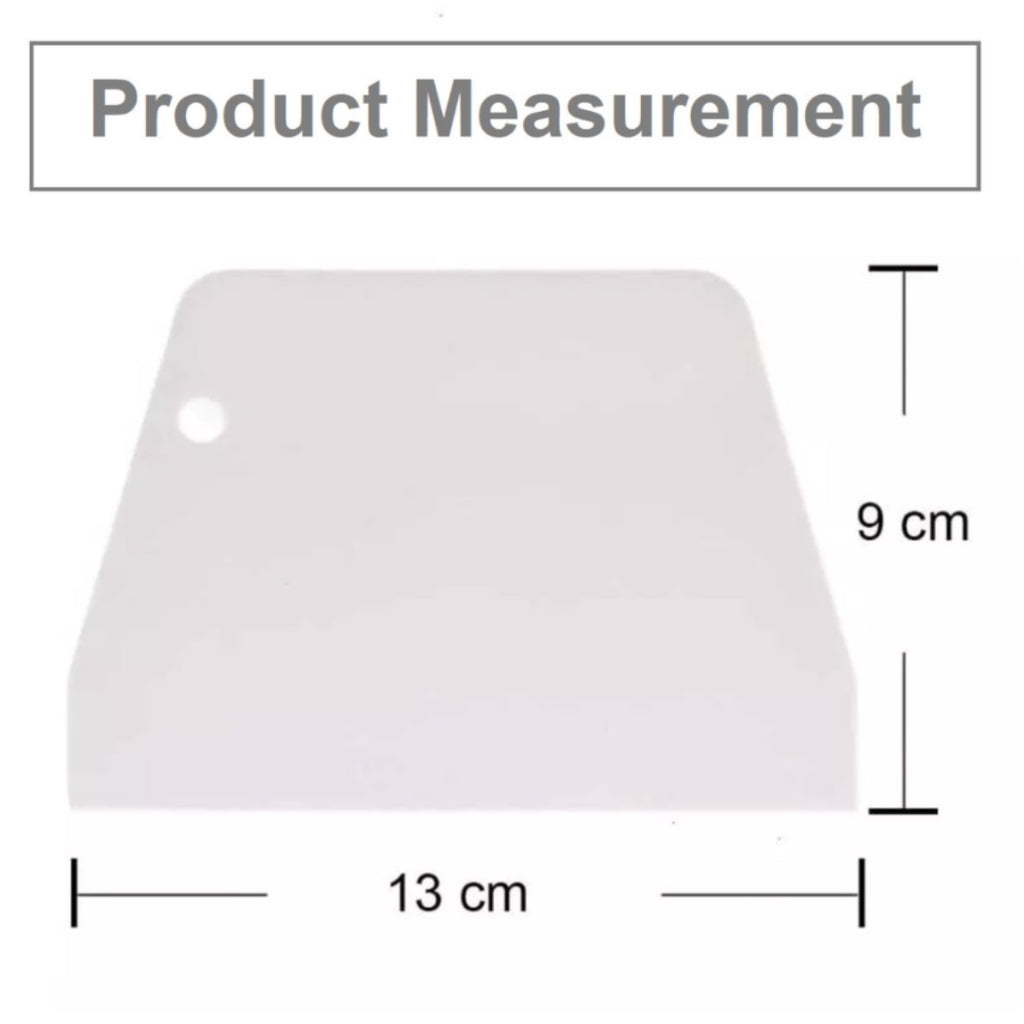 C&C 1pc Pastry Dough Plastic Cutter Scraper Baking Dough Cake Food Kitchen Tool Trapezoid Kitchen Accessories