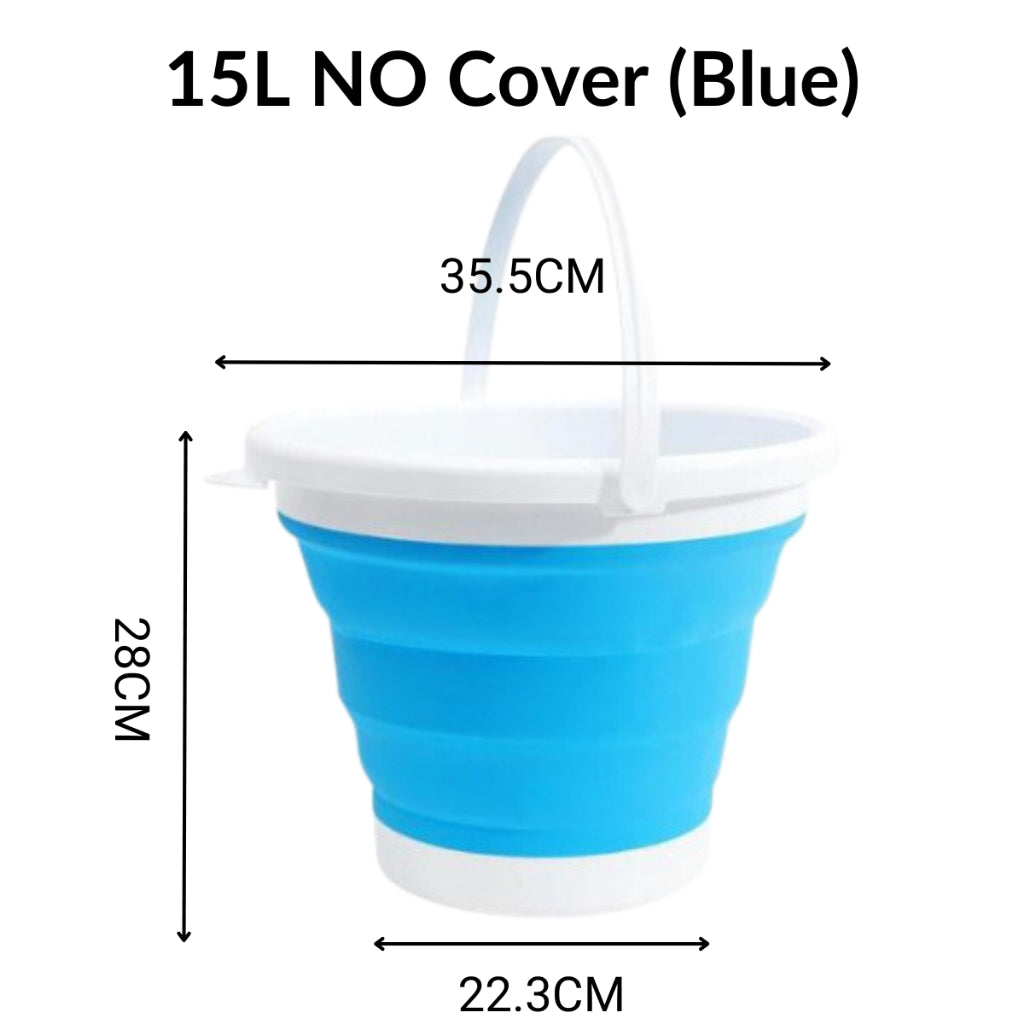 C&C 10L Foldable Bucket Baldi Lipat Travel Camping Fishing Collapsible Bucket Baldi Air Bathroom Basin