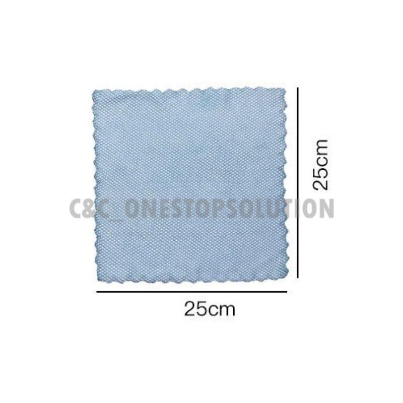 C&C Cationic Quick Drying Towel Kain Dapur Absorbent Microfibre Cloth Non-stick Oil Double-layer Dish Cloth