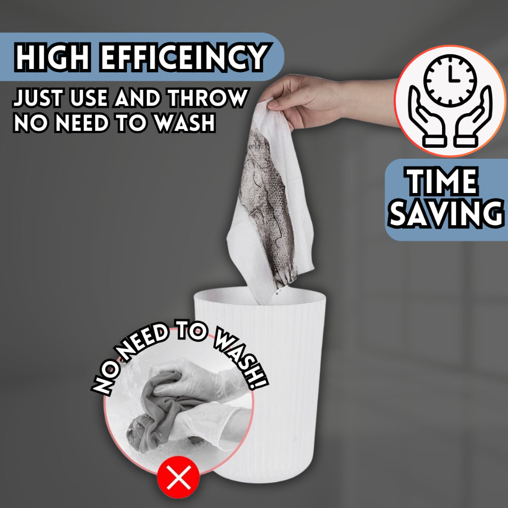 Dry Floor Wipes Tisu lantai kering Electrostatic Dust Disposable Floor Cleaning Wiper Flat Mop Tissue Pakai Buang