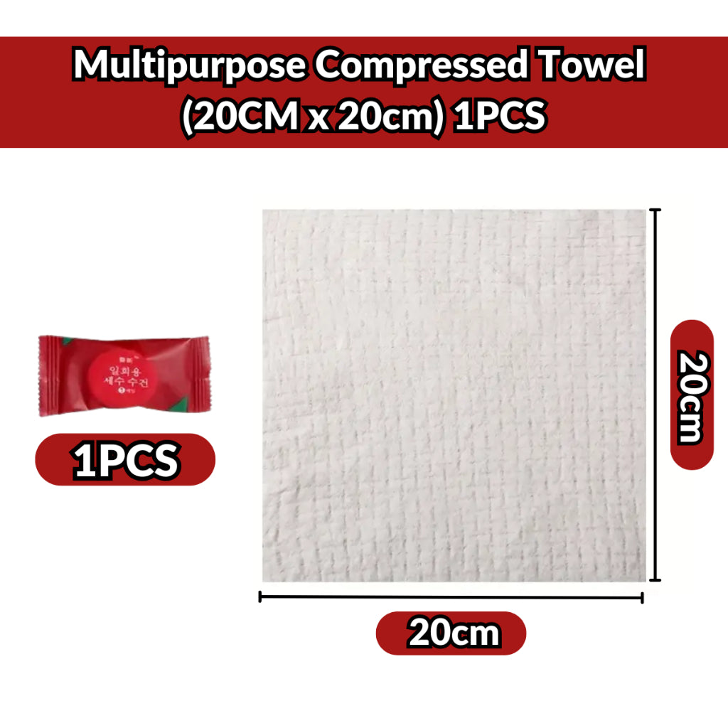 CNC 1PC Compressed Cotton Towel Disposable Portable Travel  Body Facial Towel Candy Size Towel