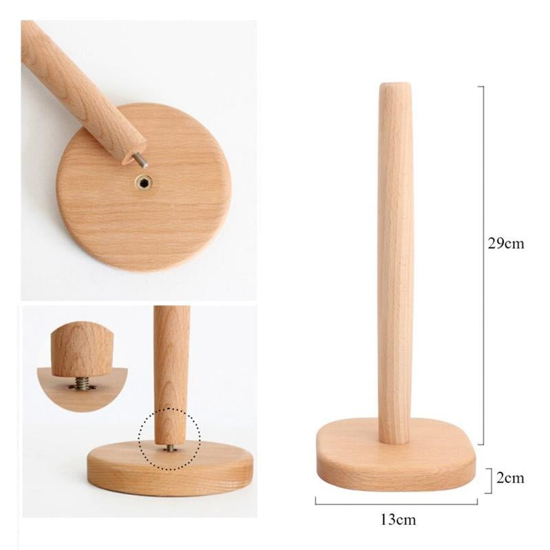 C&C Multipurpose Wooden Mug Cup Holder Tree Kitchen Stand Coffee Cup Rack With 6 Hooks Penyangkut Cawan