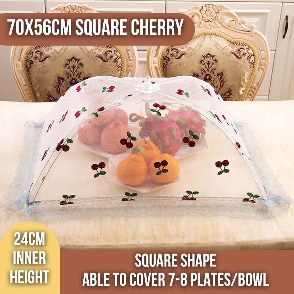 C&C Premium Food Cover Umbrella Design Mesh Tudung Saji Moden Table Dishes Cover