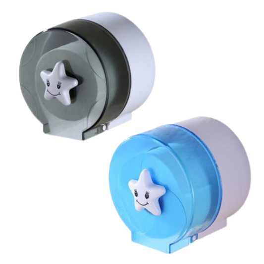 Creative Smiley Star Toilet Paper Holder Bathroom 360degree protection tissue box