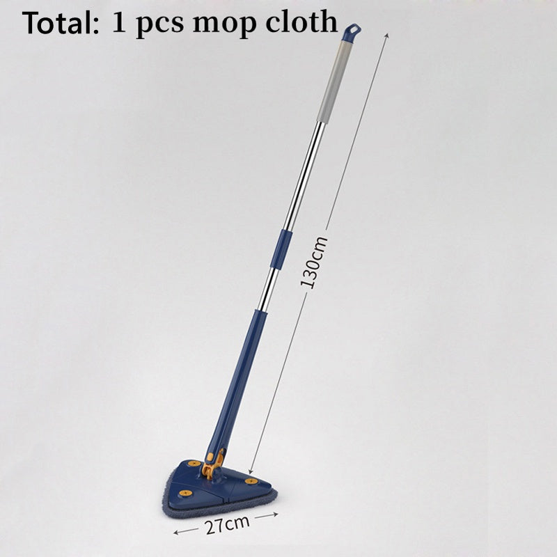 Self Twist Mop Hands Free Squeeze Triangle Mops Rotatable Flat Mop Floor Window Household Cleaning