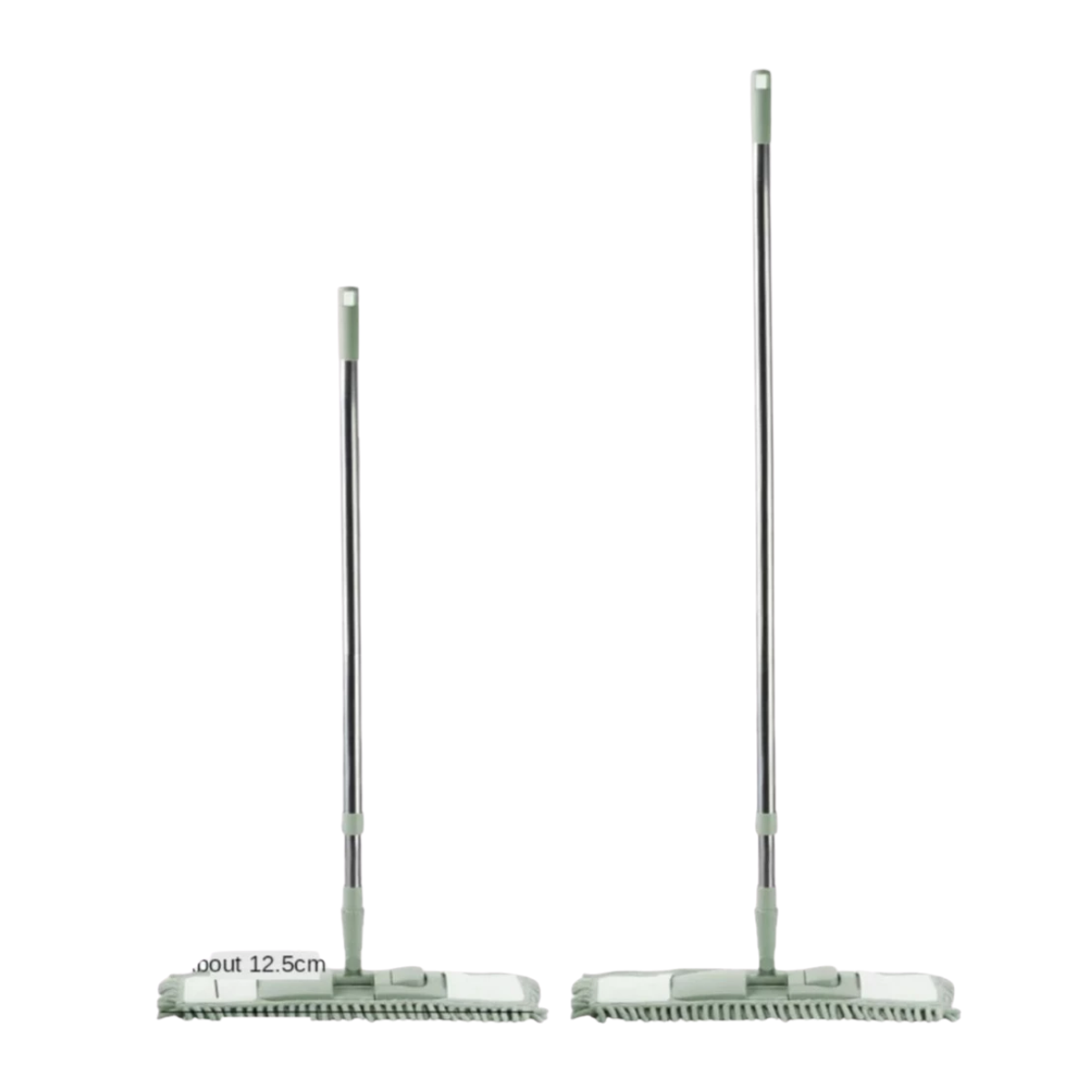 Stainless Steel Chenille Mop Wood Floor Wet & Dry Flat Mop Rotary Duster Mop Lantai Lap Lantai Habuk
